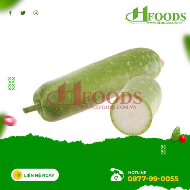 Bầu xanh hữu cơ 