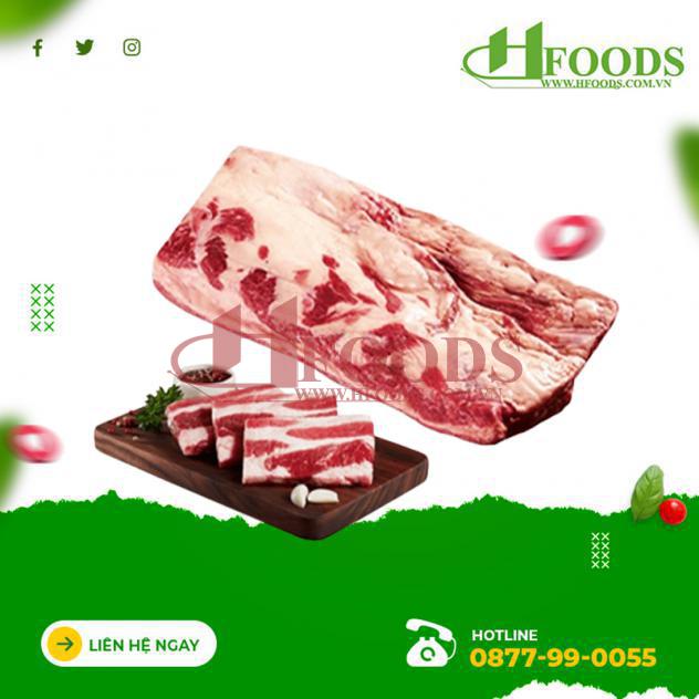 Thịt ba chỉ bò mỹ Short Plate 