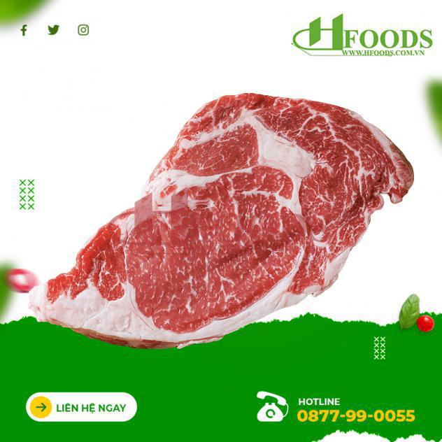 Nạc Vai Bò Mỹ Hàng Prime- American Prime Chuck Eye Roll 