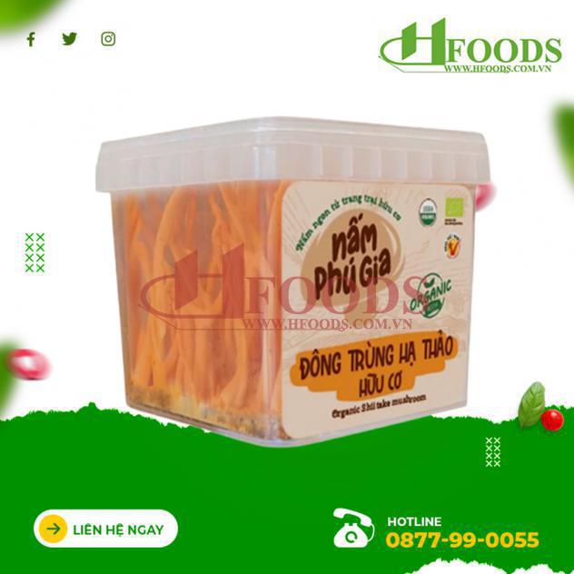 Đông trùng hạ thảo hữu cơ tươi 